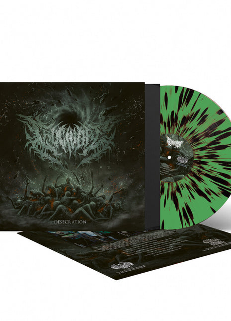 the album cover for Crucivore - Desecration [Colored Vinyl] [Limited Edition] (Ofgv)