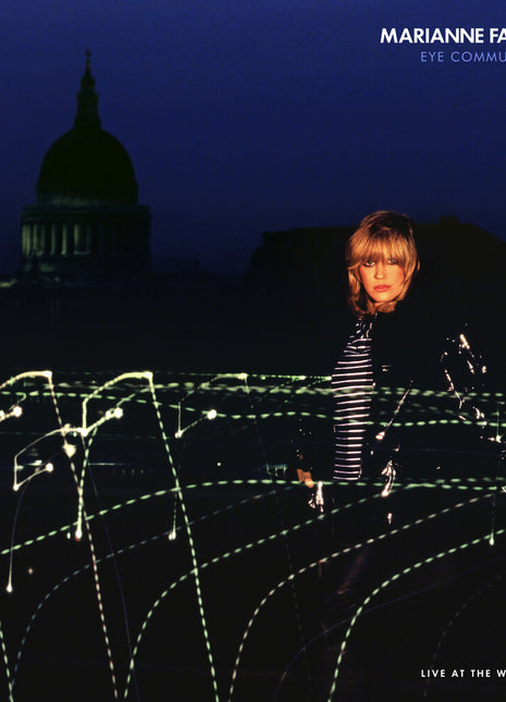 the album cover for Mariane Faithfull - Eye Communication: Live At The Wax Museum
