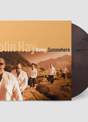 the album cover for Colin Hay - Going Somewhere (Brwn) [Colored Vinyl] [Limited Edition] (Ofgv)