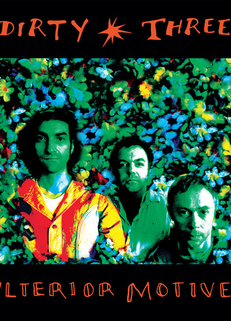 the album cover for Dirty Three - Ulterior Motives [Colored Vinyl] (Grn) (Red)