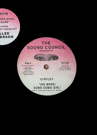 the album cover for O-Ryley - No More Sobe Dobie Girl B/W Hanging Out With The