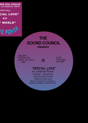 the album cover for Creative Power - Special Love / Step Into My World