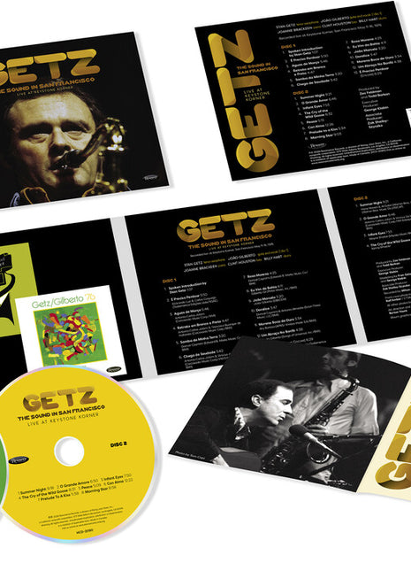 the album cover for Stan Getz - Sound In San Francisco: Live At Keystone Korner