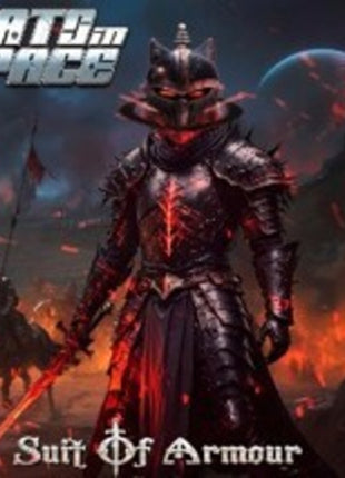 the album cover for Cats in Space - Suit Of Armour
