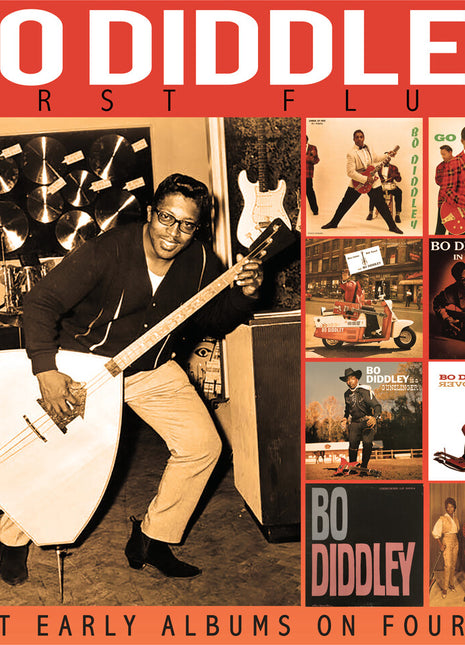 the album cover for Bo Diddley - First Flush
