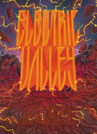 the album cover for Electric Valley - Echo