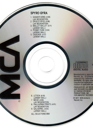 Spyro Gyra : Spyro Gyra (CD, Album)