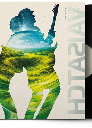 the album cover for Joe Satriani and Steve Vai - The Sea of Emotion [Black]