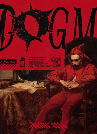the album cover for Half Me - Dogma (Blk) [Colored Vinyl] [Limited Edition] (Red) (Spla)