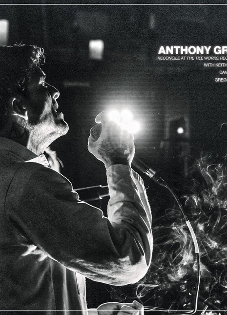the album cover for Anthony Green - Reconcile At The Tile Works Recorded Live [Colored Vinyl]