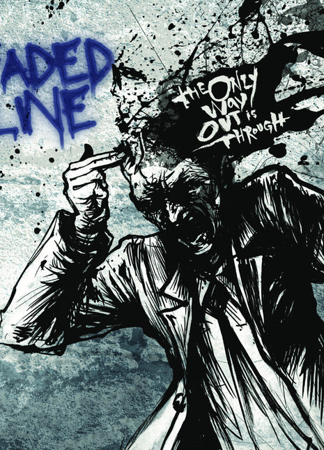 the album cover for Faded Line - Only Way Out Is Through