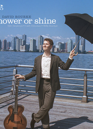 the album cover for David Rourke - Shower Or Shine