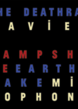 the album cover for Deathray Davies - Lampshade Earthquake Microphone
