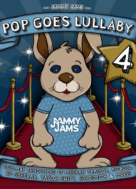 the album cover for Jammy Jams - Pop Goes Lullaby 4