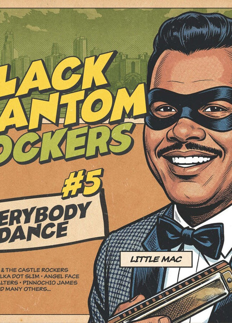 the album cover for Black Phantom Rockers 5 / Various - Black Phantom Rockers 5 / Various