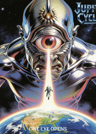 the album cover for Jupiter Cyclops - One Eye Opens
