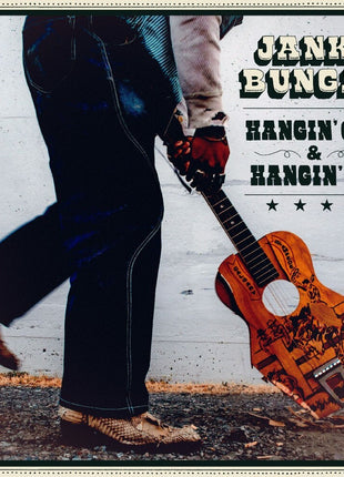 the album cover for Janky Bungag - Hangin' Out & Hangin' On - Eco Mix Graphite [Colored Vinyl]