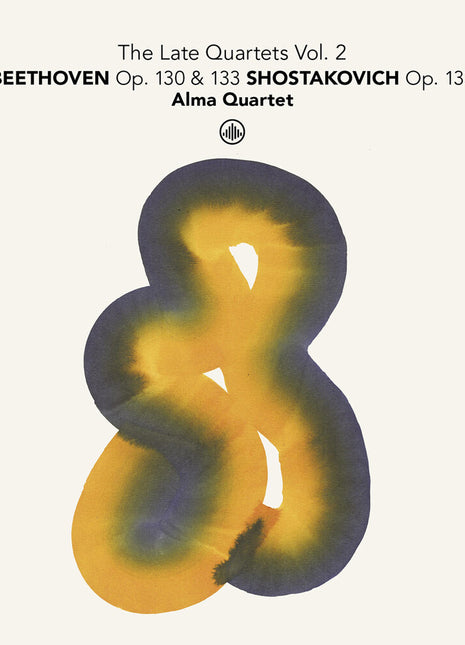 the album cover for Alma Quartet - Late Quartets Vol. 2 - Beethoven Op. 130 & 133