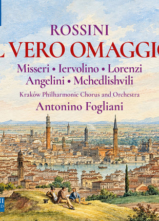 the album cover for Giorgio Misseri - Rossini: Il Vero Omaggio
