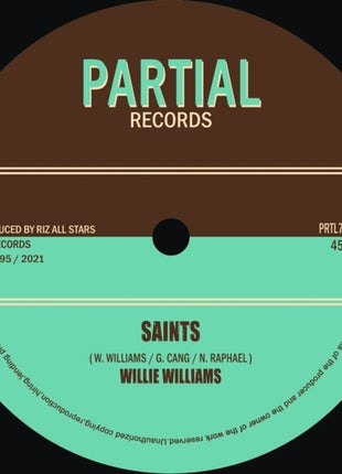 the album cover for Willie Williams - Saints (Ep)