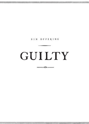 the album cover for Sin Offering - Guilty (Ep) [With Booklet]