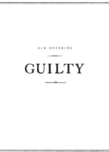 the album cover for Sin Offering - Guilty (Ep) [With Booklet]