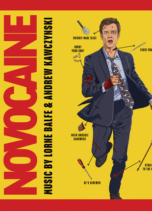 the album cover for Novocaine - O.S.T. (Colv) (Red) - Novocaine - O.S.T. [Colored Vinyl] (Red)