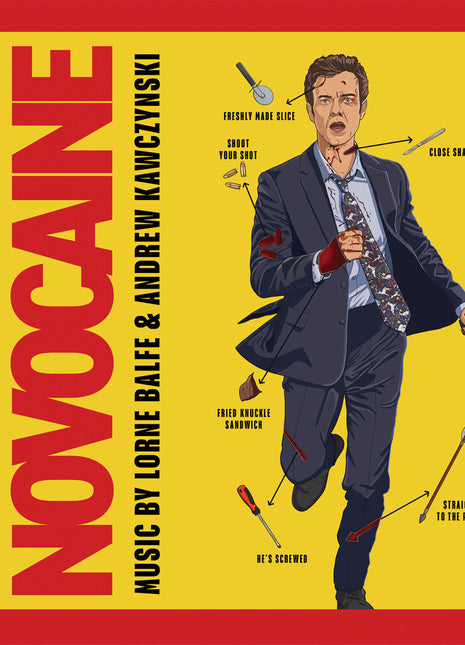 the album cover for Novocaine - O.S.T. (Colv) (Red) - Novocaine - O.S.T. [Colored Vinyl] (Red)