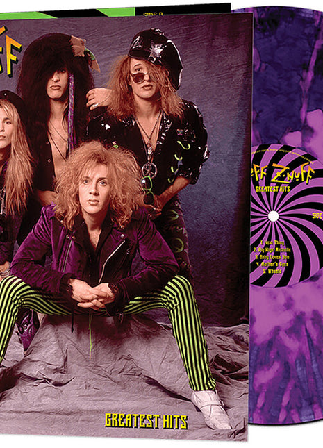 the album cover for Enuff Z'Nuff - Greatest Hits [Colored Vinyl] [Limited Edition] (Purp) (Spla)