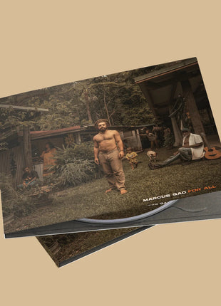 the album cover for Marcus Gad - For All