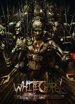 the album cover for Whitechapel - A New Era of Corruption