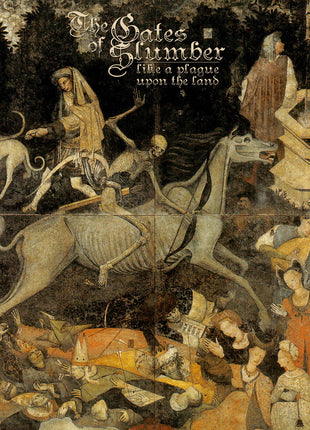 the album cover for Gates Of Slumber - Like a Plague Upon the Land
