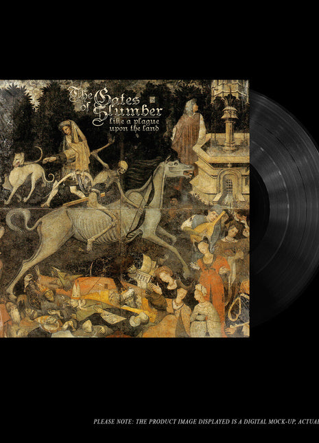 the album cover for Gates Of Slumber - Like a Plague Upon the Land