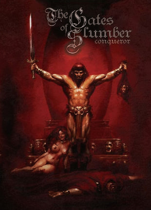 the album cover for Gates Of Slumber - Conqueror