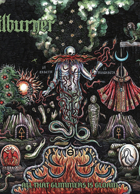 the album cover for Veilburner - All That Glimmers Is Gloam
