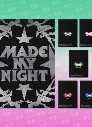 the album cover for LE SSERAFIM - Made My Night [Compact Ver]