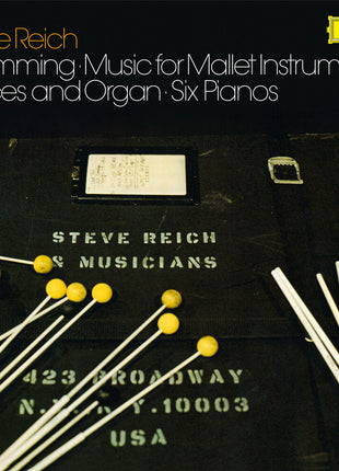 the album cover for Steve Reich - Reich: Drumming Music For Mallet Instruments [Limited Edition]