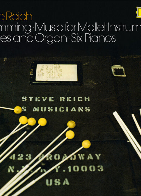 the album cover for Steve Reich - Reich: Drumming Music For Mallet Instruments [Limited Edition]