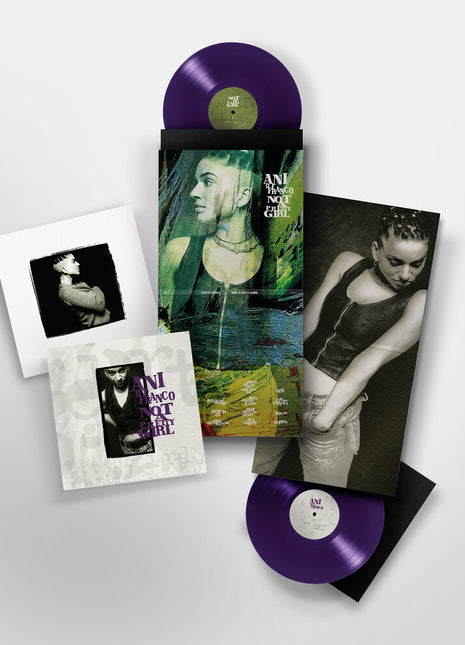 the album cover for Ani DiFranco - Not a Pretty Girl - 30th Anniversary [Indie Exclusive Purple Translucent]