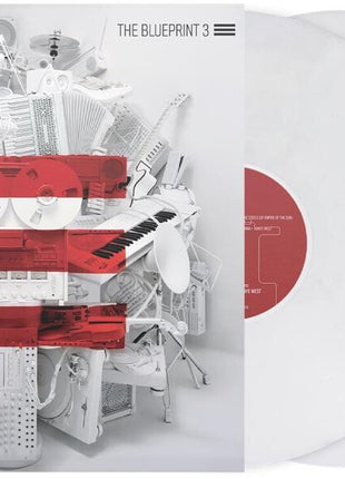 the album cover for Jay-Z - Blueprint 3 [White]
