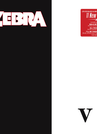 the album cover for Zebra - V [Colored Vinyl]