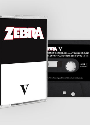 the album cover for Zebra - V