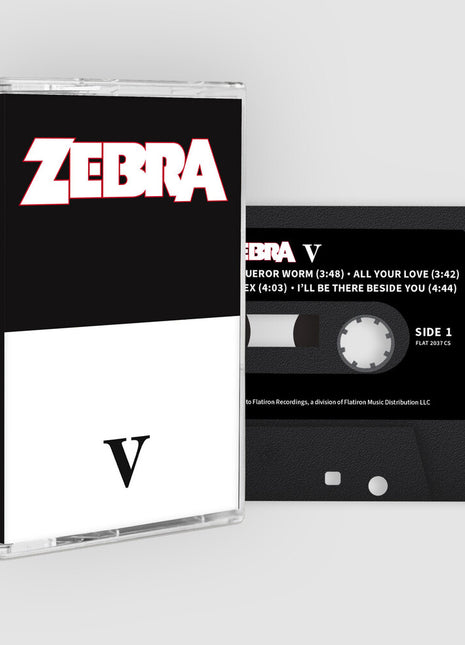 the album cover for Zebra - V