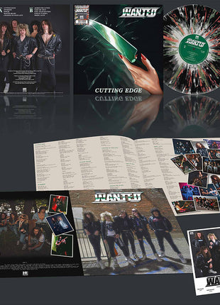 the album cover for Wanted - Cutting Edge [Colored Vinyl]