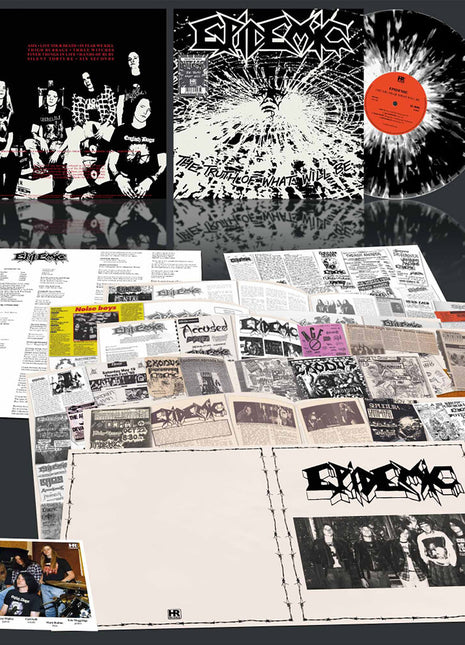 the album cover for Epidemic - Truth Of What Will Be (Blk) [Colored Vinyl] (Wht)