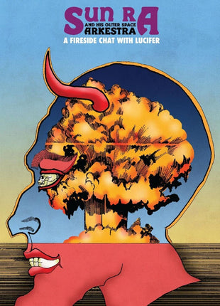 the album cover for Sun Ra - Fireside Chat With Lucifer - Sky Blue (Blue)
