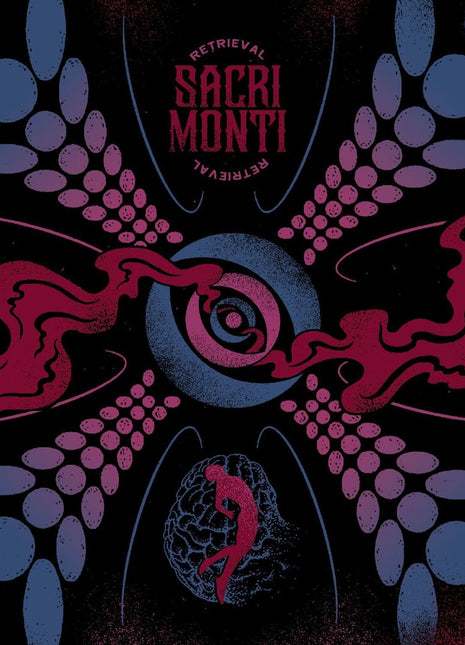 the album cover for Sacri Monti - Retrieval - Garnet Red [Colored Vinyl] (Red)