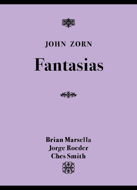the album cover for John Zorn - Fantasias