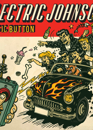the album cover for Electric Johnson - Magic Button