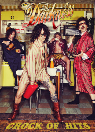 the album cover for Darkness - Crock Of Hits [Colored Vinyl] [Limited Edition] (Ofgv) (Red) (Ylw)